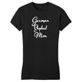 thumbnail image 1 of German Shepherd Mom - Script - Women's Fitted T-Shirt, 1 of 2