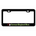 thumbnail image 1 of German Shepherd Mom Style Metal License Plate Frame Personalized/Car Accessories Car Tag Holder Cover (Black/Lime Green), 1 of 2