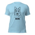 thumbnail image 1 of German Shepherd Mom T-Shirt, Dog Lover Gift, Pet Owner Tee (Ocean Blue, 4XL), 1 of 1