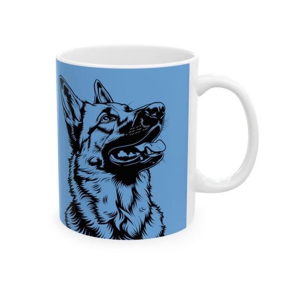 German Shepherd Mug oz Ceramic Dog Lover Gift.
