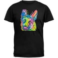 thumbnail image 1 of German Shepherd Neon Black Light Adult T-Shirt, 1 of 1