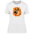 thumbnail image 1 of German Shepherd Orange Color T-Shirt Women -Image by Shutterstock, Female XX-Large, 1 of 2