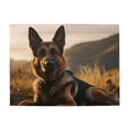 thumbnail image 1 of German Shepherd Outdoor View 500-Piece Wooden Jigsaw Puzzle for Adults, Fun & Challenging Family Brain-Teaser, Perfect Home Decor & Gift, 1 of 7