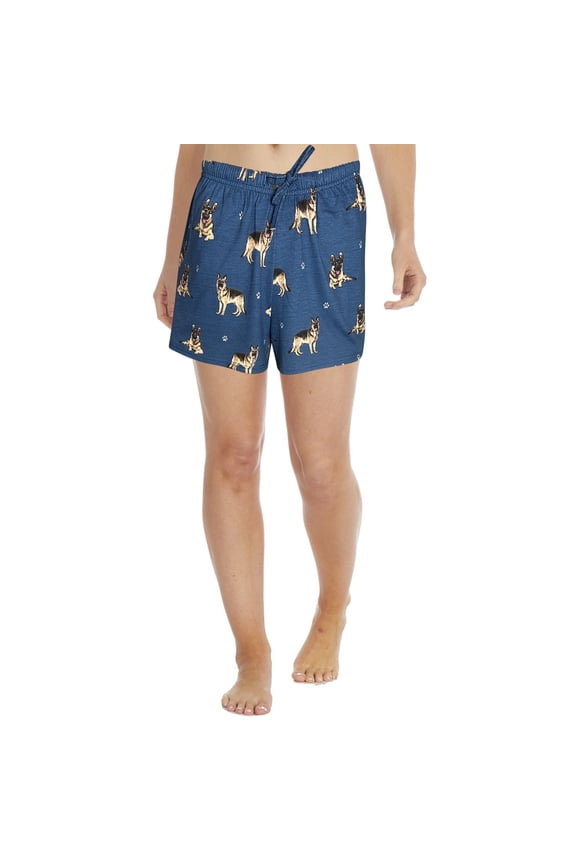 German Shepherd Pajama Shorts Women - Super Soft and Comfortable - Perfect for German Shepherd Gifts - Womens Lounge Shorts