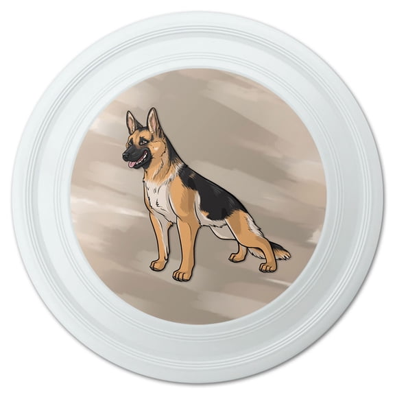 German Shepherd Pet Dog Novelty 9" Flying Disc