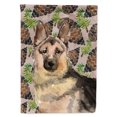 thumbnail image 1 of German Shepherd Pine Cones House Flag, 1 of 4