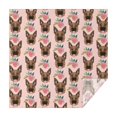 thumbnail image 1 of German Shepherd with Roses Square Tablecloth,Waterproof Square Table Cover,Wipeable Spillproof Washable Table Cover for Home Kitchen Party Decor 60"x60"(152x152cm), 1 of 6