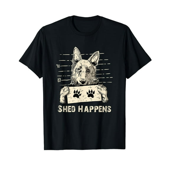 German Shepherd Shed Happens T-Shirt For Dog Lover Gift