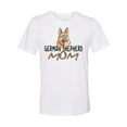 thumbnail image 1 of German Shepherd Shirt, German Shepherd Mom, Dog Mom, Unisex Fit, K-9 Mom, German Shepherd Owner, Dog Mom Shirt, Gift For Her, Mother's Day, White, XL, 1 of 1