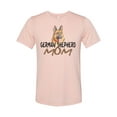 thumbnail image 1 of German Shepherd Shirt, German Shepherd Mom, Dog Mom, Unisex Fit, K-9 Mom, German Shepherd Owner, Dog Mom Shirt, Gift For Her, Mother's Day, Peach, MEDIUM, 1 of 1