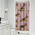 thumbnail image 1 of German Shepherd Shower Curtain 36"x72" ,Bathroom Decorative Shower Curtains Set with 12 Hooks,Modern Waterproof Washable Shower Curtain, 1 of 6