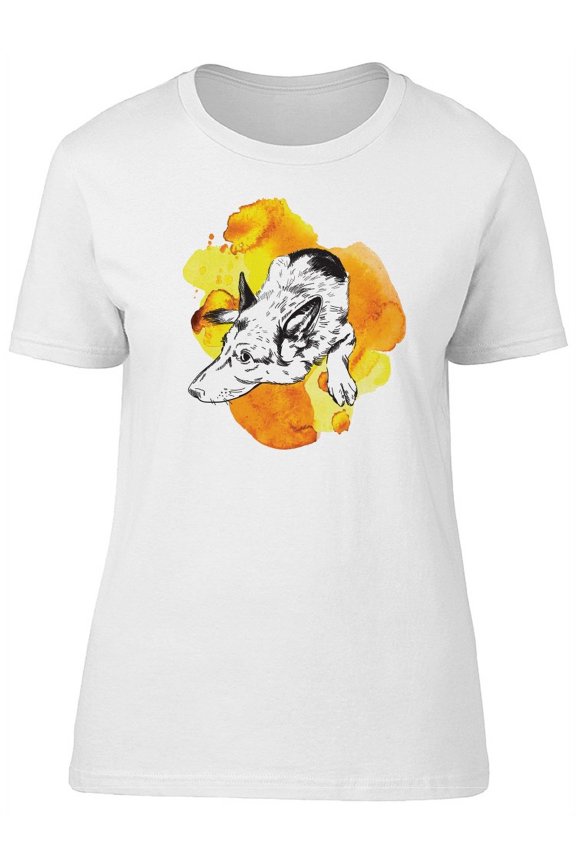 German Shepherd, Watercolor Tee Women's -Image by Shutterstock