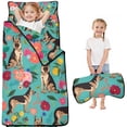 thumbnail image 1 of German Shepherd with Pioneer Flower Toddler Nap Mats for Kids Preschool,Sleeping Mat Bag or Kids,Toddler Sleeping Bag,Toddler Nap Mat or Daycare, 1 of 6