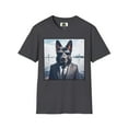 thumbnail image 1 of German Shepherd men in black shirt, 1 of 11