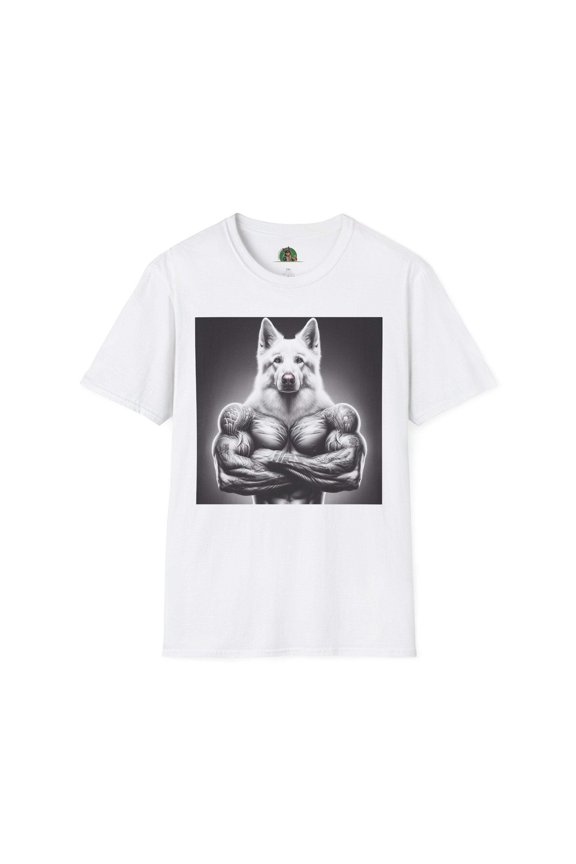 German Shepherd muscle man shirt