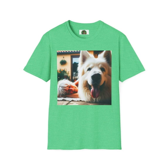 German Shepherd pretty fluffy boy shirt