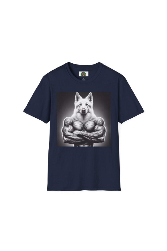 German Shepherd muscle man shirt