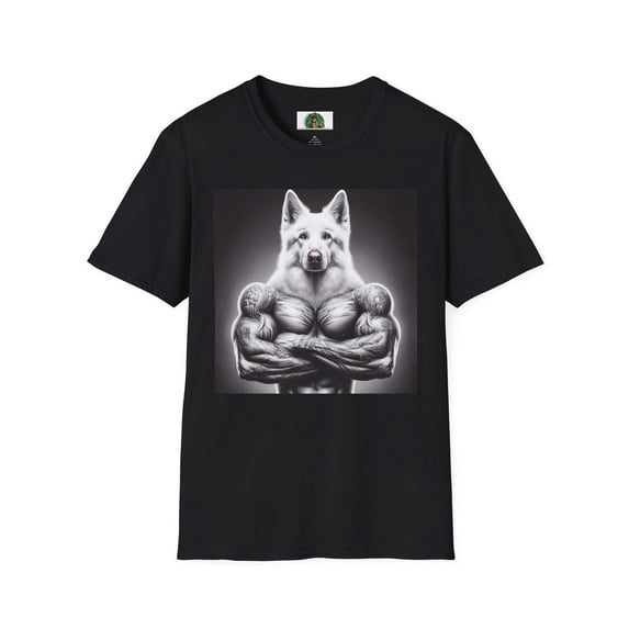 German Shepherd muscle man shirt