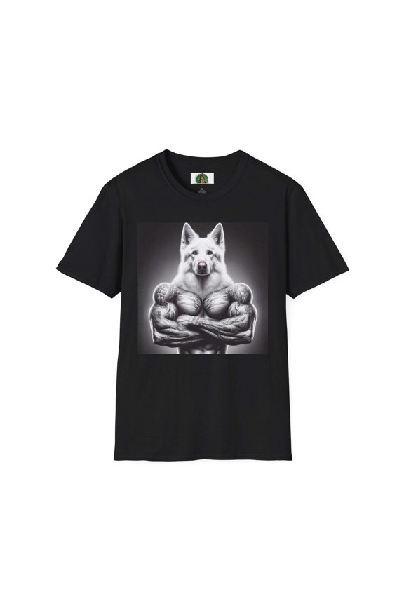 German Shepherd muscle man shirt