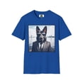 thumbnail image 1 of German Shepherd men in black shirt, 1 of 10