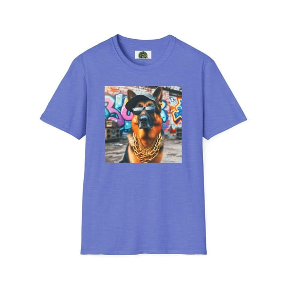 German Shepherd gangster shirt