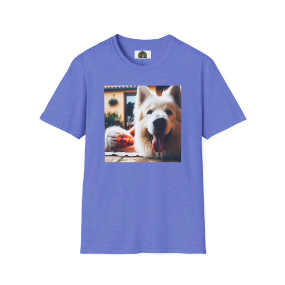 German Shepherd pretty fluffy boy shirt