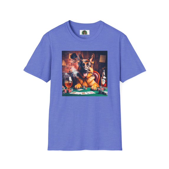German Shepherd smoking a cigar shirt
