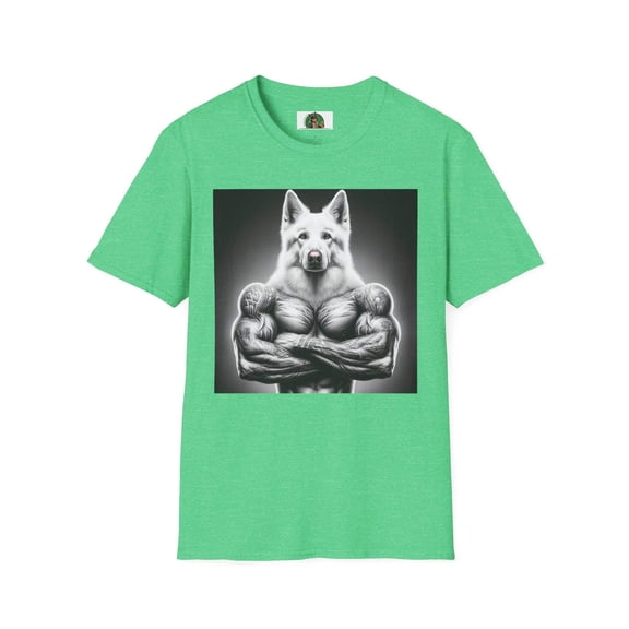 German Shepherd muscle man shirt