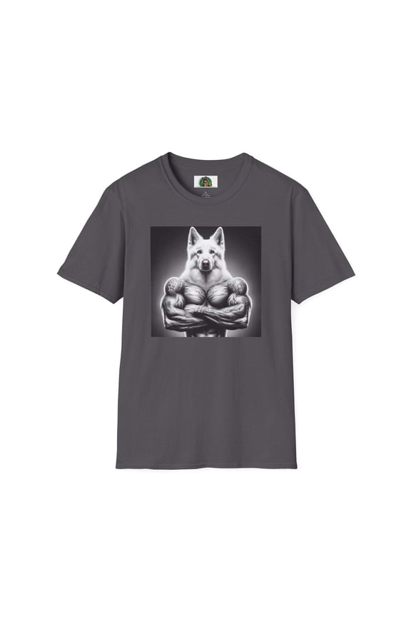 German Shepherd muscle man shirt