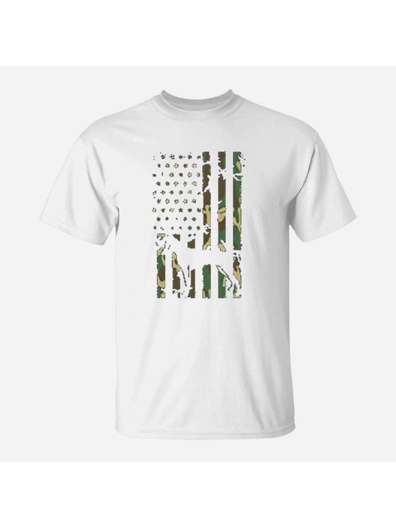 German Shorthair Pointer Dog Camouflage Silhouette TShirt