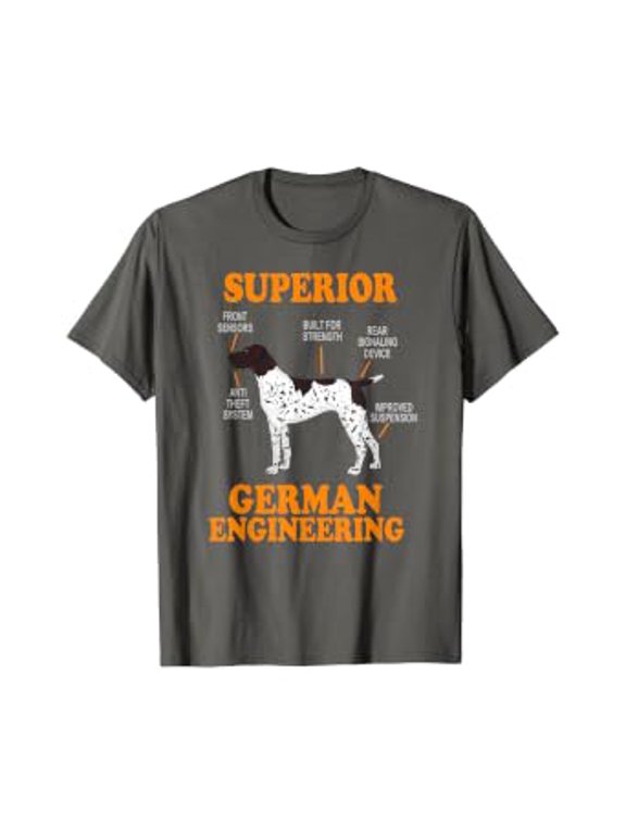 German Shorthair Pointer Funny | Dog Silhouette | T-Shirt