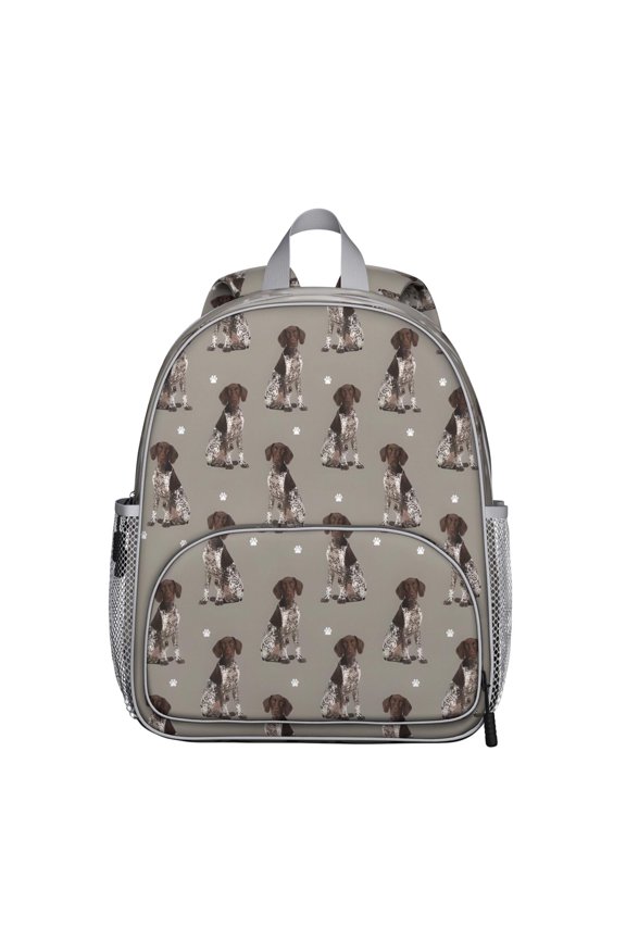 German Shorthaired Pointer Backpack Backpack for School,Cute School Bag,Schoolbag with Adjustable Shoulder Straps & Padded Back,13.8"x11.4"x6"