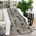 thumbnail image 1 of German Shorthaired Pointer Blanket,Comfortable Soft Flannel Throw Blanket,All Season,Warm Lightweight Blankets for Sofa Bed Couch Living Room Chair,40"x50"(100x130cm), 1 of 4