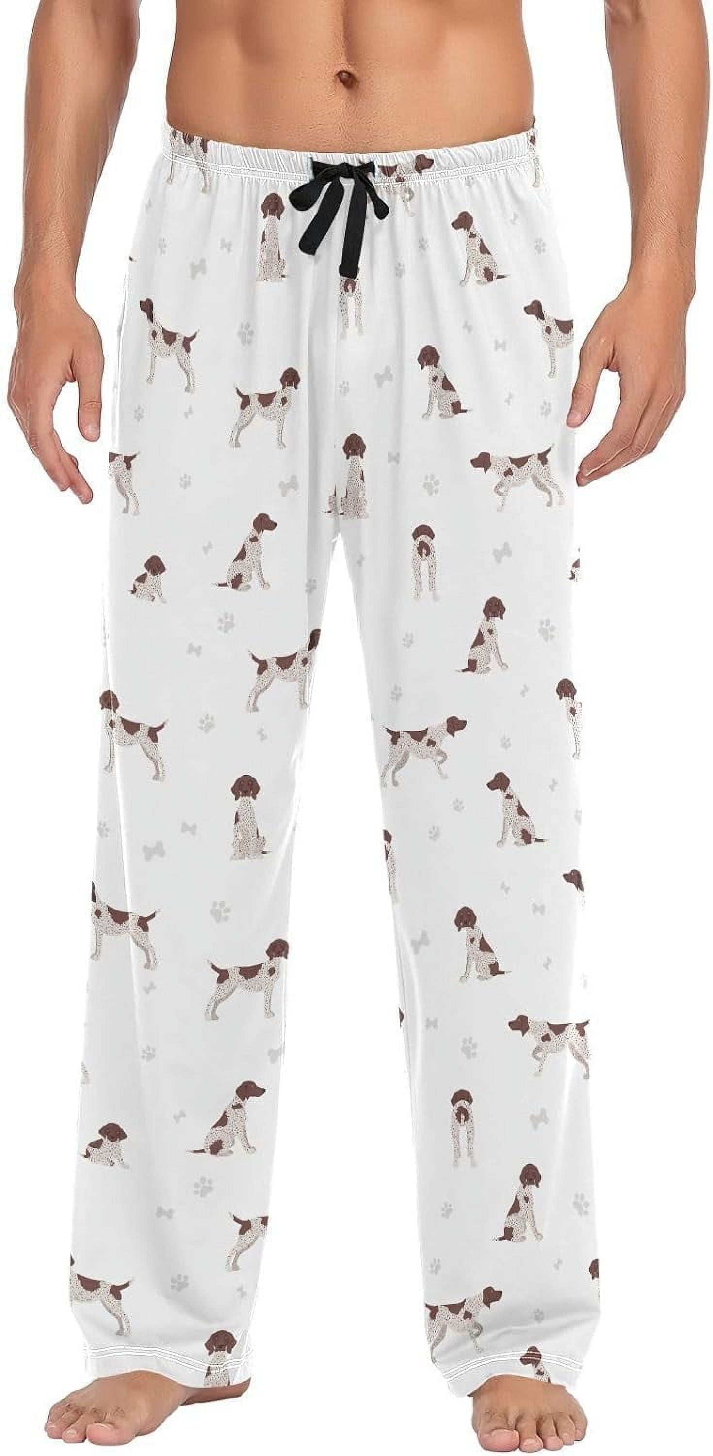 German Shorthaired Pointer Dog Mens Pajama Pants Sleepwear Lounge Men's ...