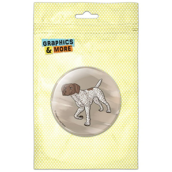 German Shorthaired Pointer Dog Pinback Button Pin Badge