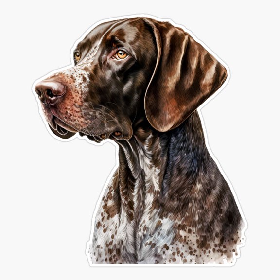 German Shorthaired Pointer Dog Sticker