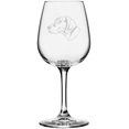 thumbnail image 1 of German Shorthaired Pointer GSP Dog Themed Etched 12.75oz Libbey Wine Glass, 1 of 1
