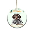 thumbnail image 1 of German Shorthaired Pointer Gsp Mother Book Lover Happy Mother's Day Ceramic Round Ornament GSP Lover Dog Gift Home Tree Decor - 03004, 1 of 5