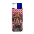 thumbnail image 1 of German Shorthaired Pointer Hearts Love and Valentines Day Ultra Hugger for slim cans, 1 of 6