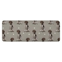 German Shorthaired Pointer Kitchen Rug Mat,Kitchen Runner Rugs Non Skid Washable,Decorative Kitchen Floor Mats for Kitchen,Sink,Laundry,17"x47.2"