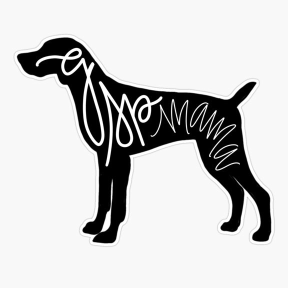 German Shorthaired Pointer Mama Sticker