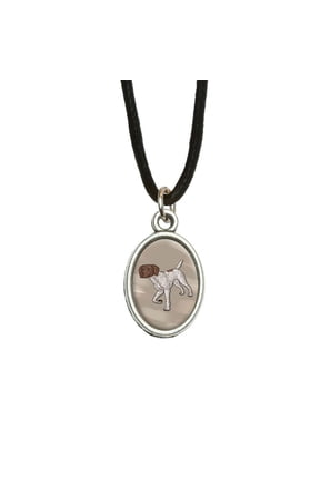 German Shorthaired Pointer - Pet Dog Oval Charm Pendant