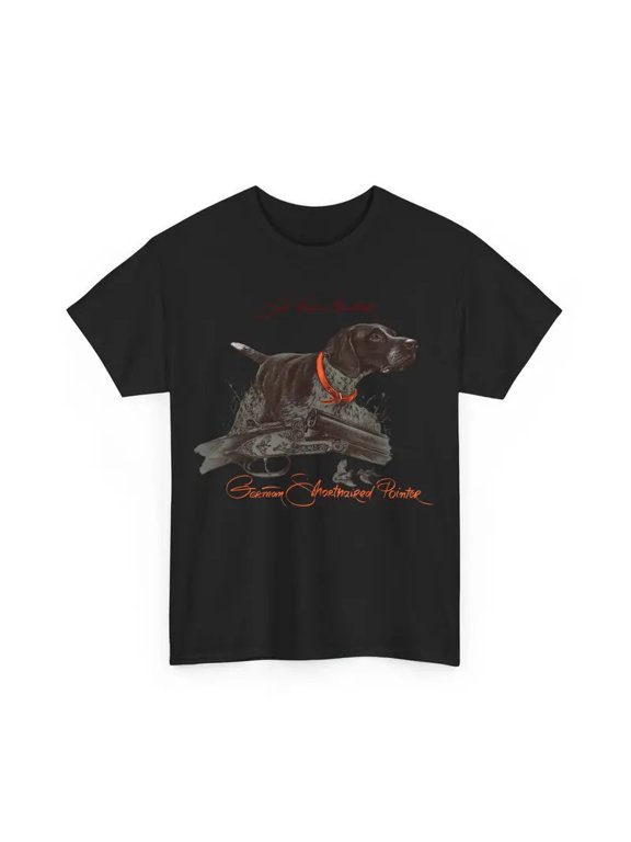 German Shorthaired Pointer Premiu Graphic T-Shirt Funny Animal 100%Cotton,Gift f