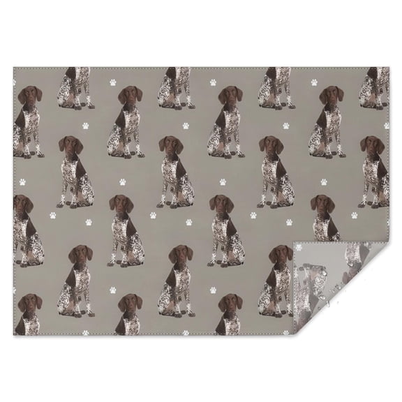 German Shorthaired Pointer Rectangle Tablecloth 60"x84",Waterproof Polyester Rectangle Table Cloth, Wipeable Spillproof Polyester Tablecloth for Dining, Camping, Indoor and Outdoor
