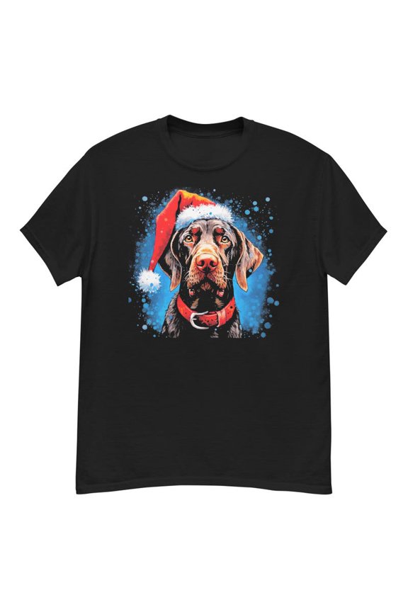 German Shorthaired Pointer Xmas Graphic TShirt Holiday Dog Gift,for unisex up to size 5XL