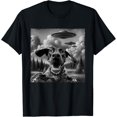 thumbnail image 1 of German Shorthaired Pointers Dog UFO Classic Cute Animals T-Shirt, 1 of 5