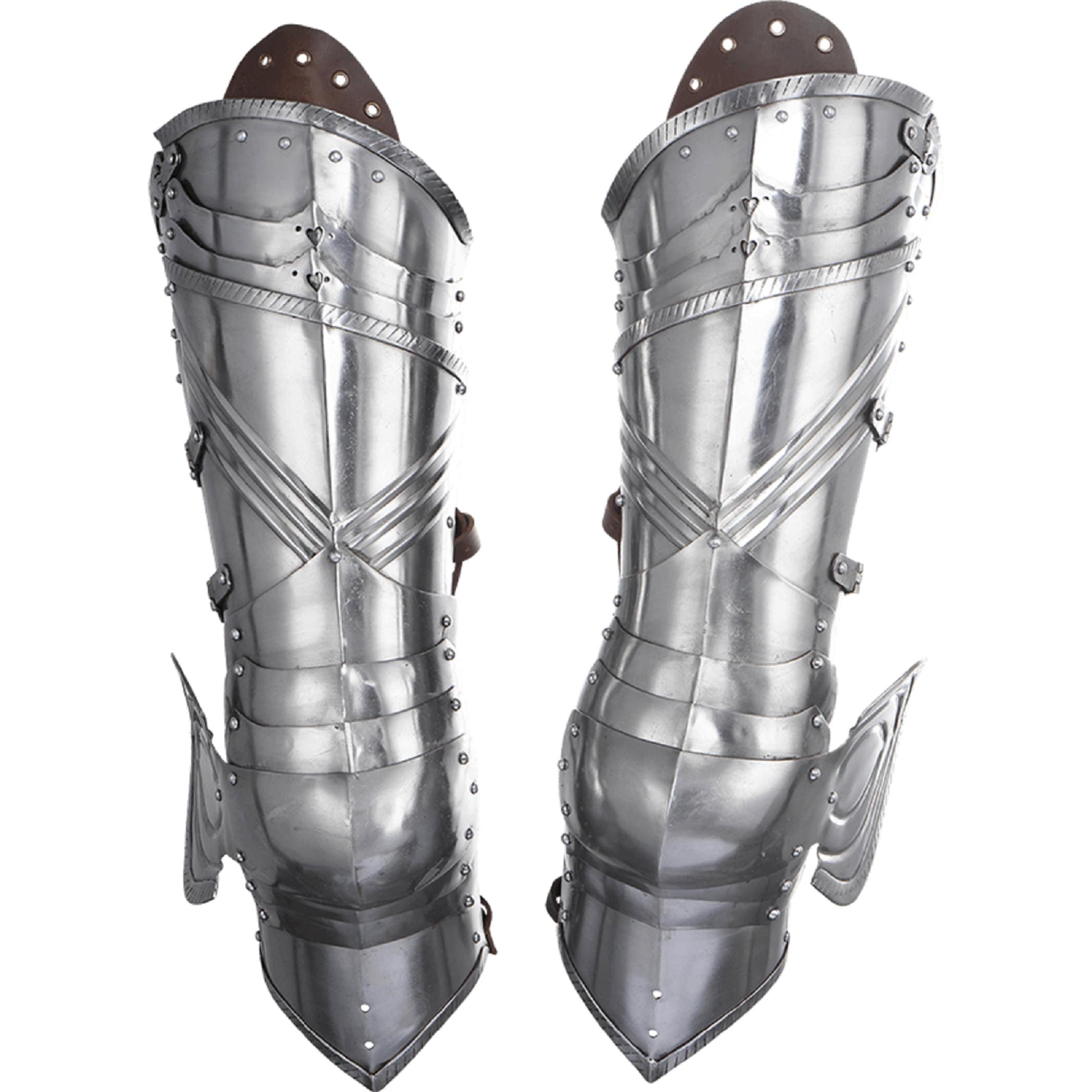 Medieval LARP Armor Steel Leg Guard＿並行輸入品