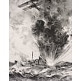thumbnail image 1 of German Submarine Bombed And Sunk August 26 1915 By Squadron-Commander Arthur Wellesley Bigsworth R.N. From The War Illustrated Album Deluxe, 1 of 4