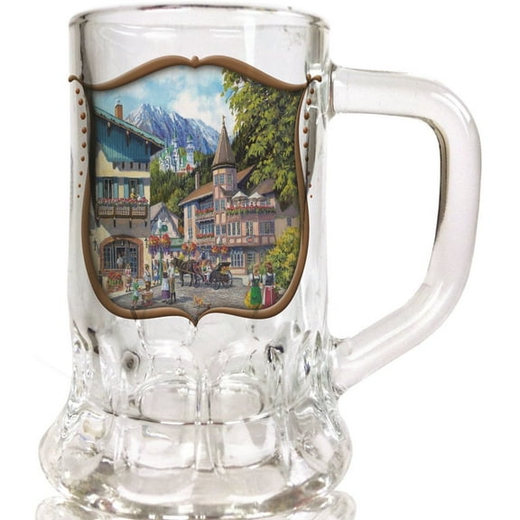 German Summer Dimpled Oktoberfest Mug Shot Glass
