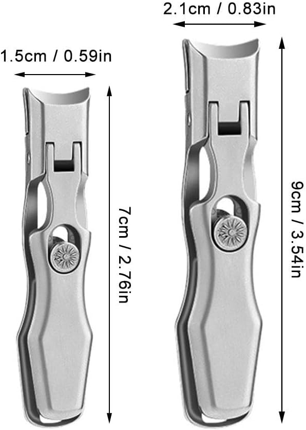 German Toe Nail Clippers, Lux Grip German Nail Clippers For Thick Nails